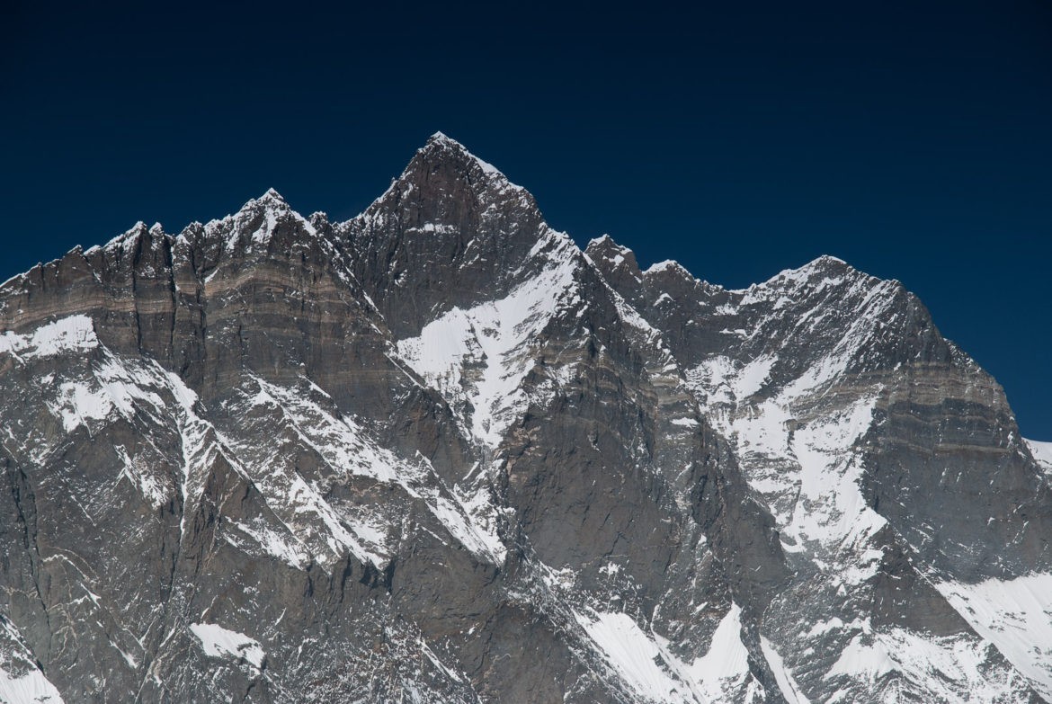 Południowa ściana Lhotse ze szczytu Chukung Ri (5550m)