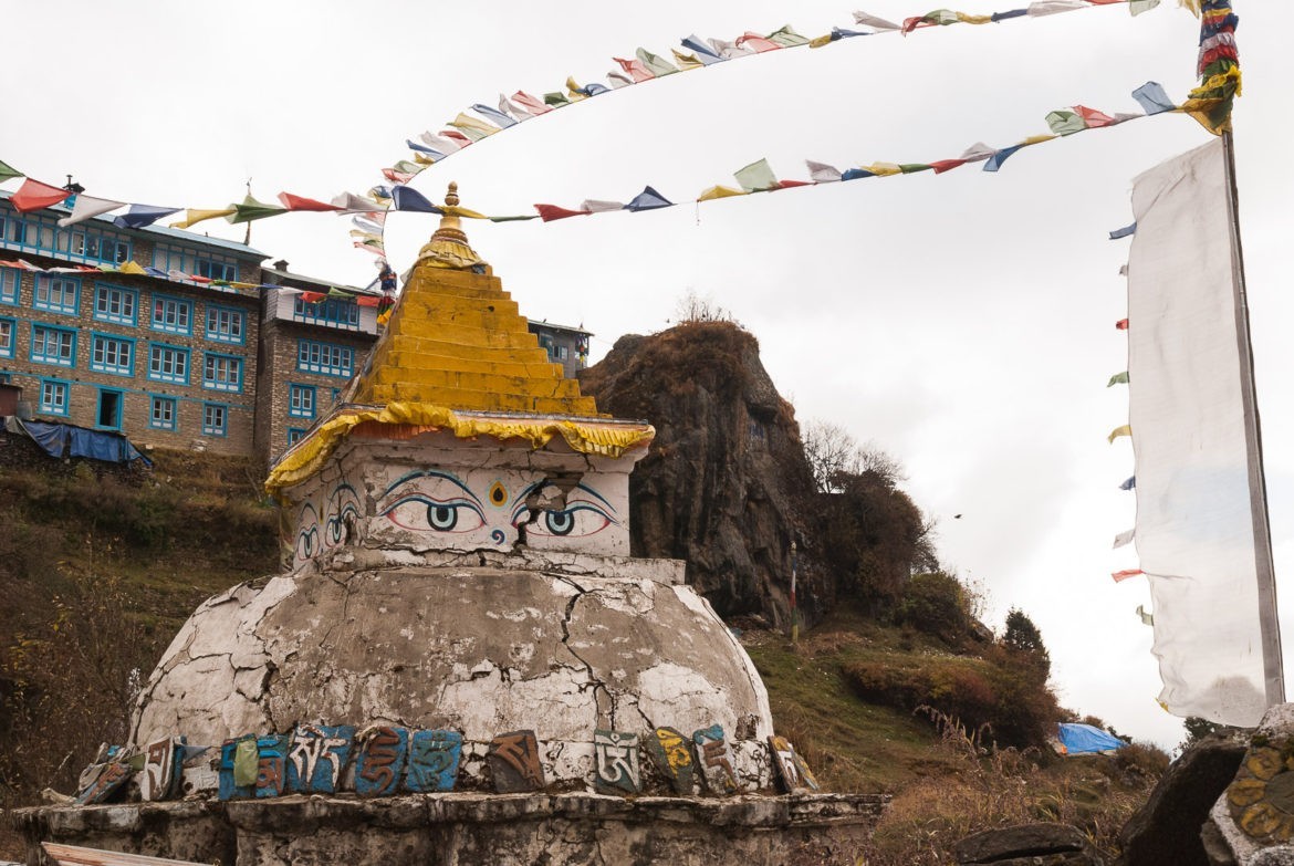 Stupa w Namche Bazar