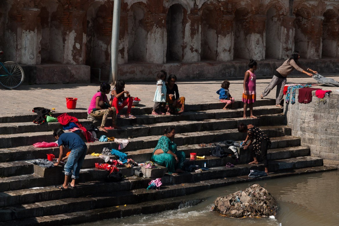 Pranie przy Pashupatinath