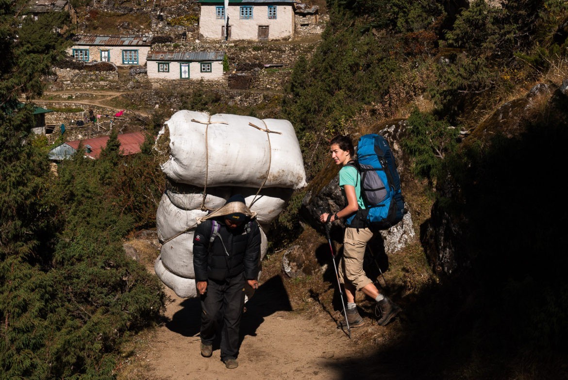 Tragarz na drodze do Thame