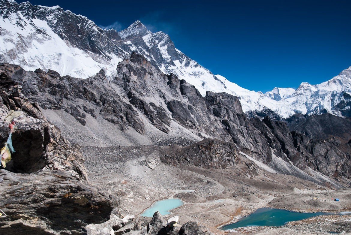 Panorama z przełęczy Kongma La