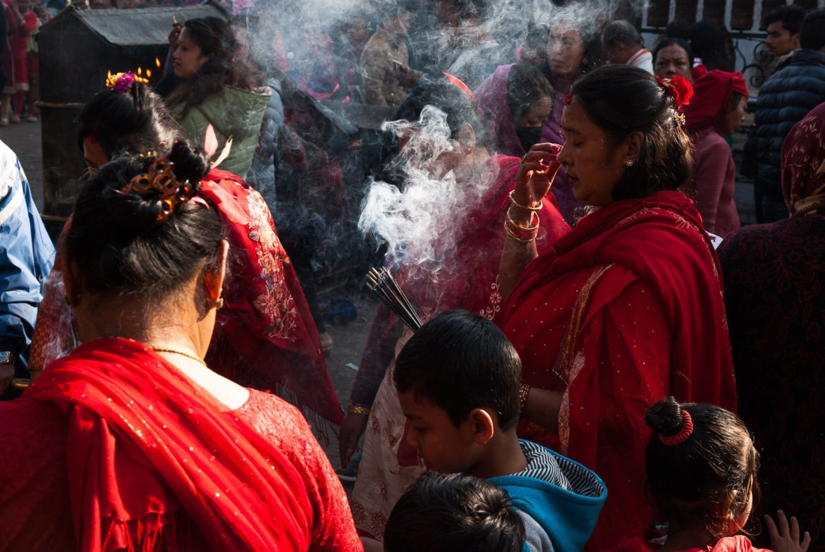 Obrzędy w sobotę w Świątyni Małp