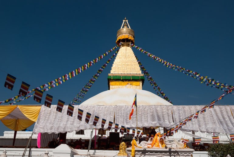 Świątynia Bodhnath, jedna najważniejszych buddyjskich świątyń w Katmandu