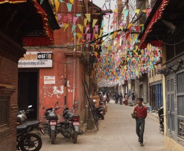 Wracamy ulicami Kathmandu
