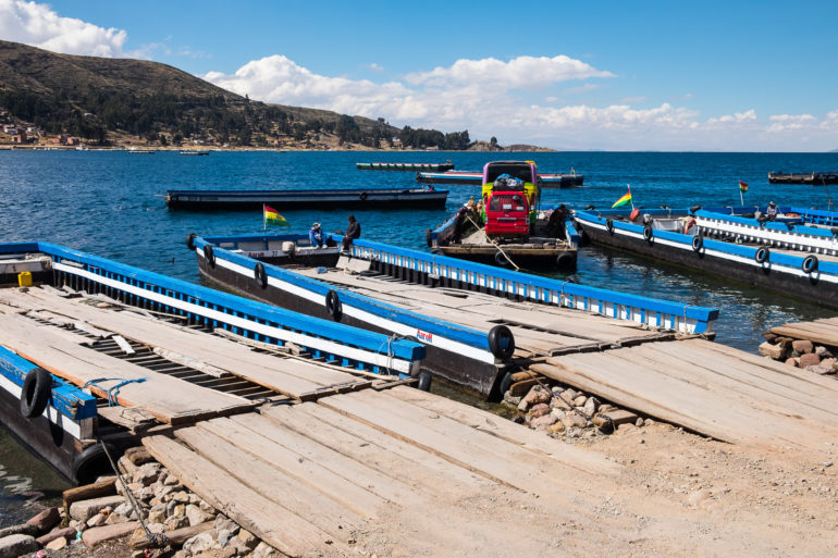 Szczęśliwie dobiliśmy do brzegu Titicaca