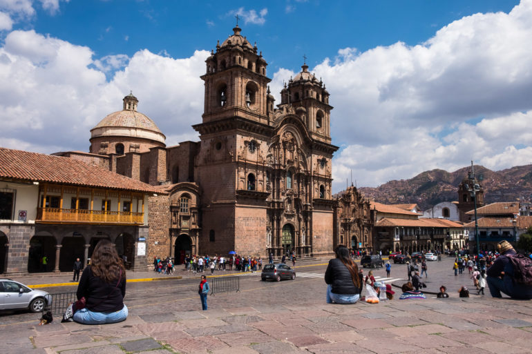 Kościół Jezuitów przy Plaza de Armas w Cusco