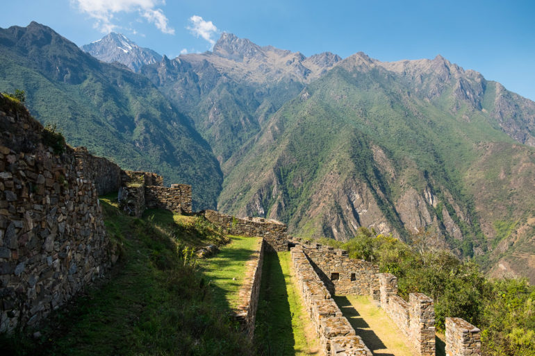 Inkaskie kamyki w Choquequirao i wysokie góry