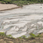 Rzeka rozlewała się na wiele rozgałęzień