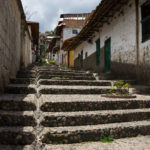 Stare schody w Cajamarca
