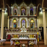 Wnętrze kościoła w Jima